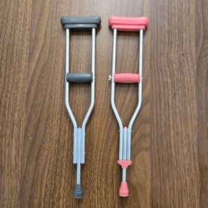 American Girl 18" Crutches Hospital Accessories Fits‎ Toy Figures Collectibles